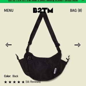 Baboon to the moon crescent bag